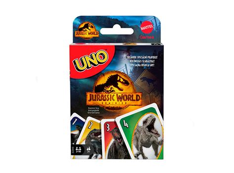 Ripley JUEGO DE CARTAS MATTEL GXD72 UNO JURASSIC WORLD 3