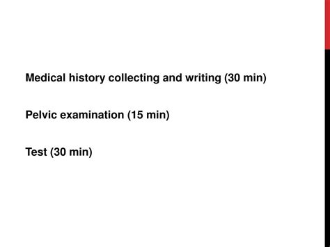 Ppt Obstetrics And Gynecological H Istory And Physical Examination