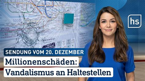 Millionensch Den Vandalismus An Haltestellen Hessenschau Vom