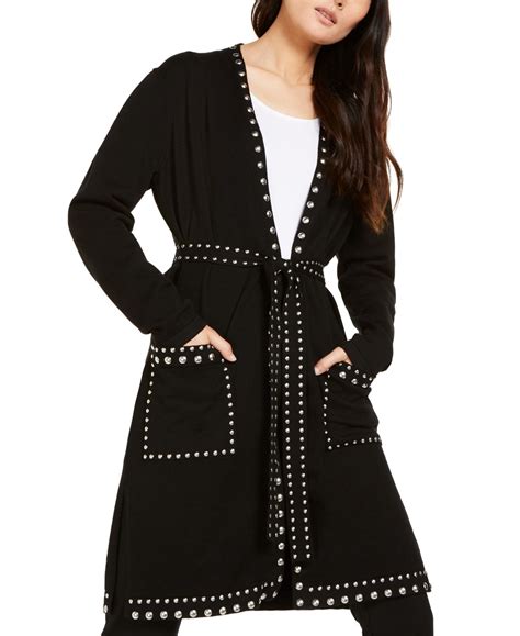 I.N.C. International Concepts Women's Studded Cardigan, Created for ...