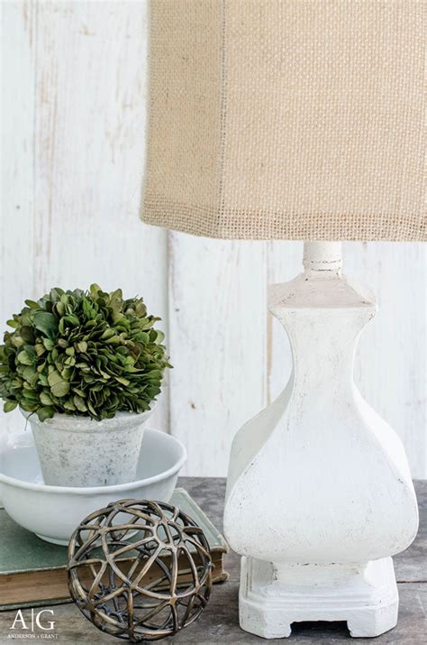 Rustic Farmhouse Lamp Makeover | anderson + grant