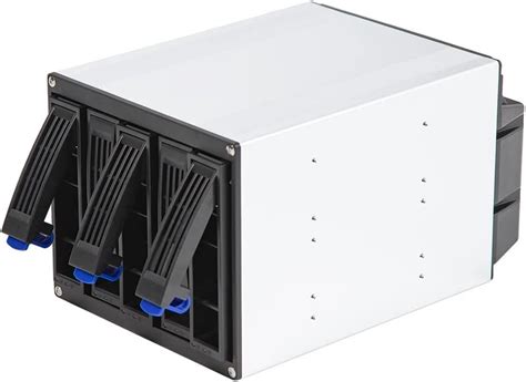 Amazon 5 Bay Mobile Rack Backplane Hard Drive Enclosure For 2 5 3