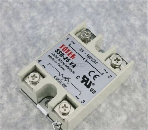 1Pcs Fotek Resistor Type Soild State Relay SSR 25VA 25A 24 380VAC Mp EBay