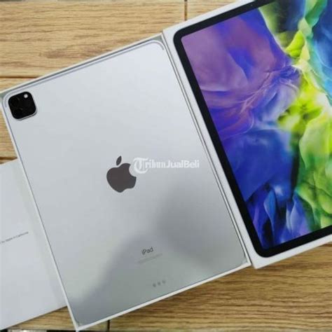 Tablet Apple IPad Pro 2020 11inch 128GB Silver Bekas Normal Fullset