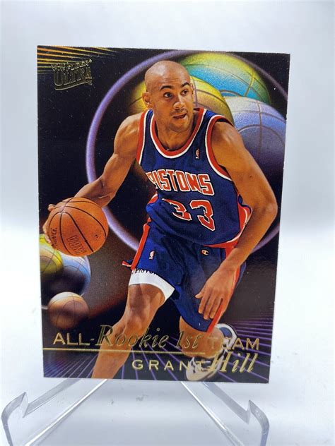 1995 96 Fleer Ultra All Rookie 1st Team GRANT HILL Detroit Pistons 2