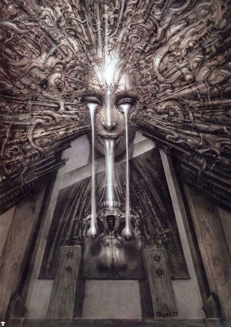 Contemplez Les Oeuvres Fascinantes Et D Rangeantes De H G Giger Le