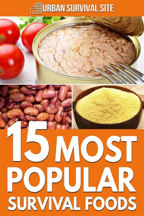 15 Most Popular Survival Foods Emergency Preparedness Food Survival Food Survival