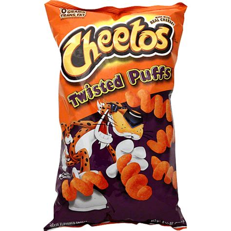 Cheetos Twisted Cheese Flavored Snacks Puffs Snacks Chips And Dips