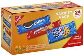 Nabisco Variety Pack Cookies - 24 ea, Nutrition Information | Innit