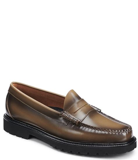 G H Bass Men S Larson Burnished Leather Weejun Penny Loafers Dillard S