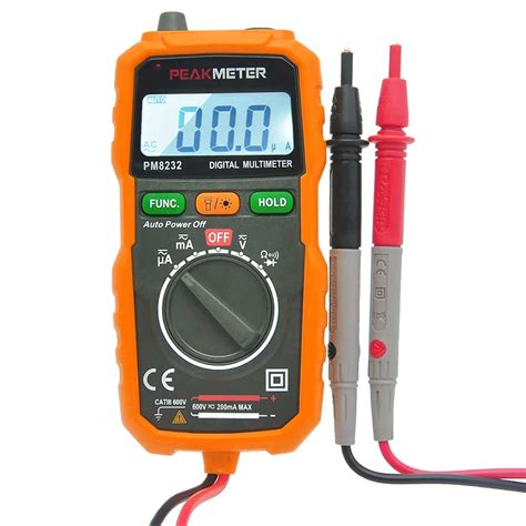 Peakmeter Pm Mini Digital Multimeter Non Contact Dc Ac Voltage