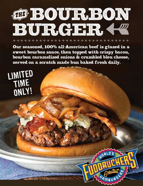 Bourbon Burger debuts at Fuddruckers this summer!