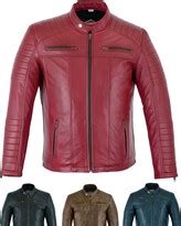 Texpeed Mens Casual Leather Jacket Real Genuine Soft Touch Sheepskin