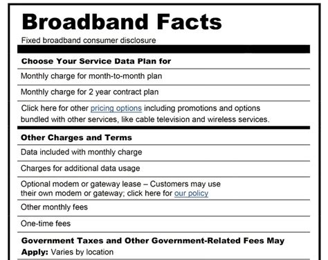 FCC Sets Dates For ISPs To Launch Broadband Labels Regulation Cablefax