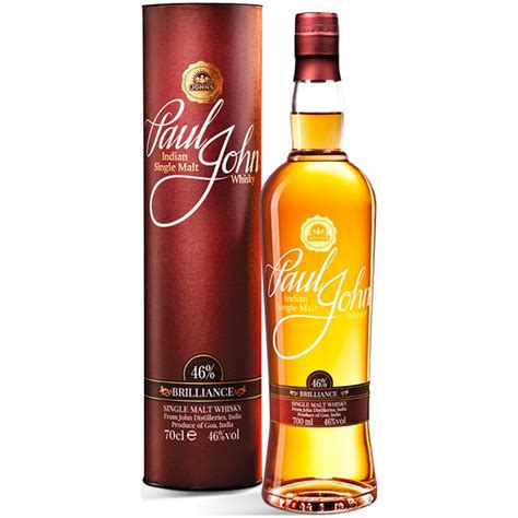 Виски Paul John Brilliance Single Malt In Tube 070л купить по цене 9