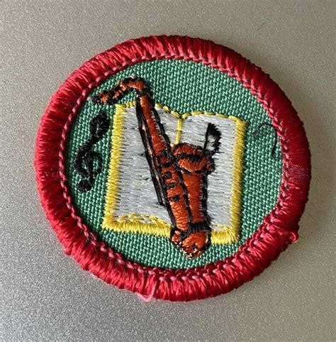 Official Girl Scout Music Merit Badge Patch Ebay