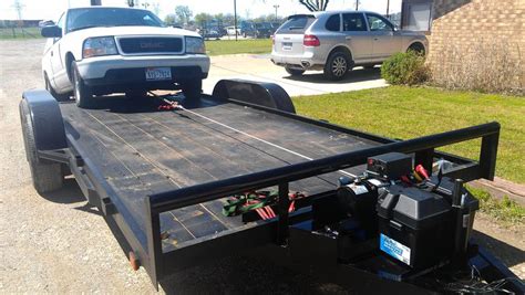 Installing A Winch On A Car Trailer