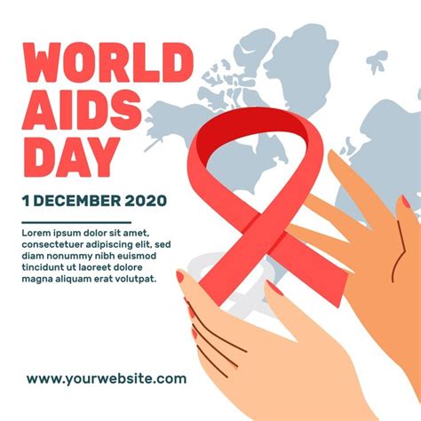 Premium Vector World Aids Day Banner