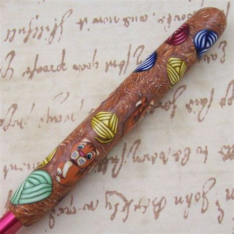 Susan Bates Polymer Clay Covered Crochet Hook Size I 9 Etsy Susan