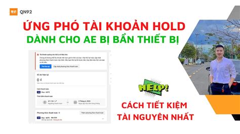 Hold tài khoản quảng cáo Facebook cách ứng phó và tiết kiệm tài nguyên