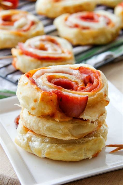 Leftover Holiday Ham Pizza Rolls Tonya Staab