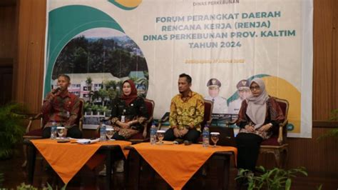 Rencana Kerja Disbun Kaltim Peningkatan Sdm Hingga