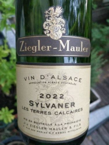 Ziegler Mauler Les Terres Calcaires Sylvaner Vivino US