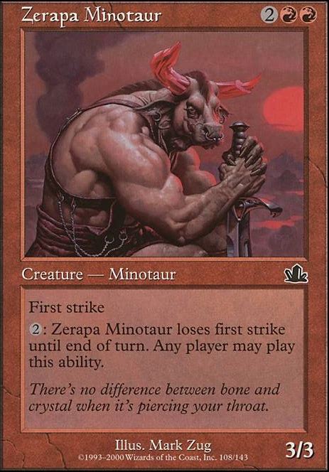 Minotaur Commander Deck Commander Edh Mtg Deck