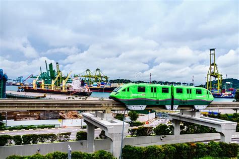 The Sentosa Express is a Monorail Line Connecting Sentosa Island To HarbourFront on the ...