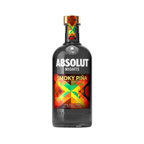 Licor de Vodka Absolut Nights Smoky Piña 700 ml Sampieri Tu