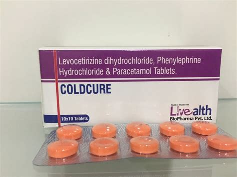 Levocetirizine Hcl Phenylephrine Hcl And Paracetamol Tablet For