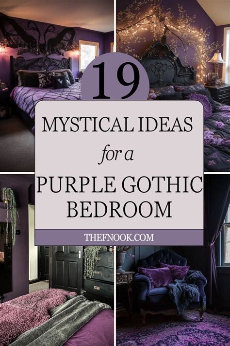 19 Mystical Ideas For A Purple Gothic Bedroom In 2024 Gothic Bedroom