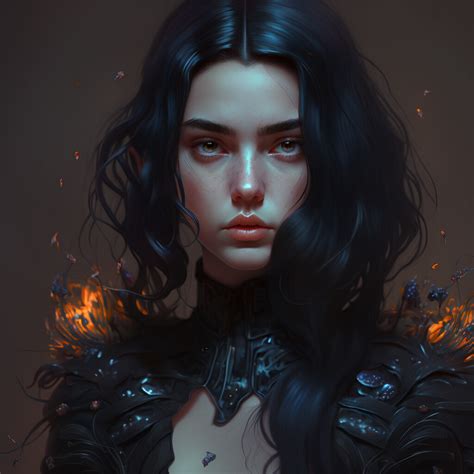 Artstation Dark Beauty A Gothic Portrait 1