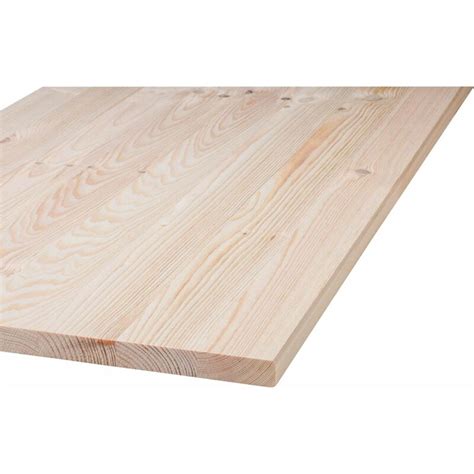 Massivholzplatte Nadelholz Geschliffen Kanten Gefast X X Mm Holz