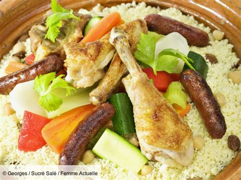 Couscous marocain au poulet et merguez découvrez les recettes de