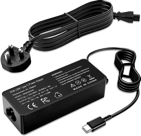 65W 45W USB C AC Charger Fit For Lenovo Thinkpad Yoga L13 E15 E14 T14