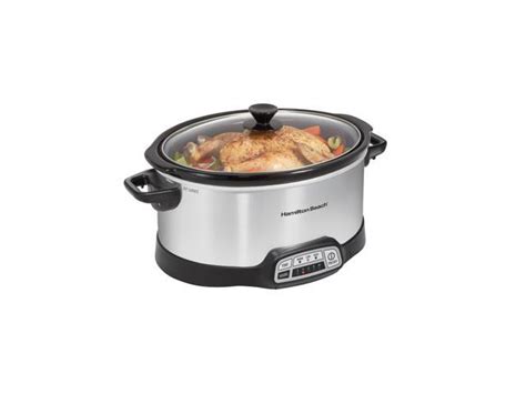 Hamilton Beach 33061 2 In 1 Air Fry 6 Quart Slow Cooker