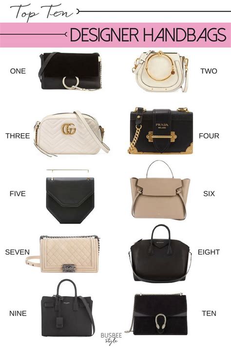 Top 10 designer handbags – Artofit