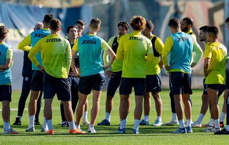 El Villarreal Retoma Los Entrenamientos Sin Los Lesionados Ni Ben