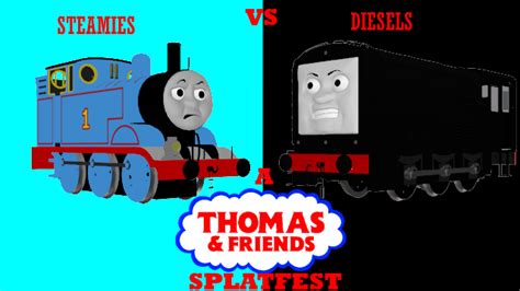 Thomas Fan Splatfest Pic Steamies Vs Diesels By Levelup331 On Deviantart