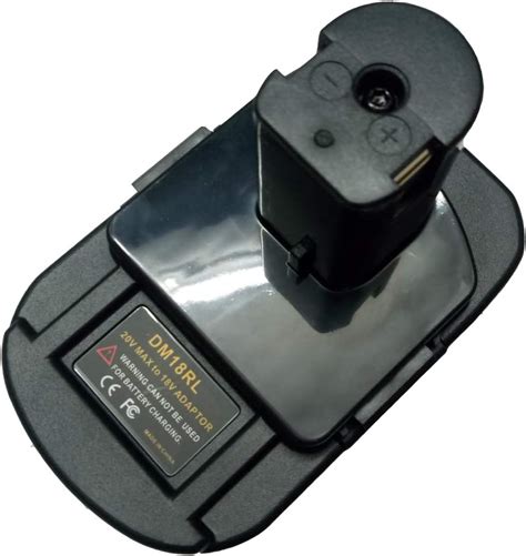 Dm Rl Battery Adapter For Dewalt For Milwaukee V V Li Ion Battery