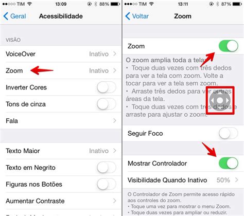 Como alterar a luminosidade da tela do iPhone toques no botão home