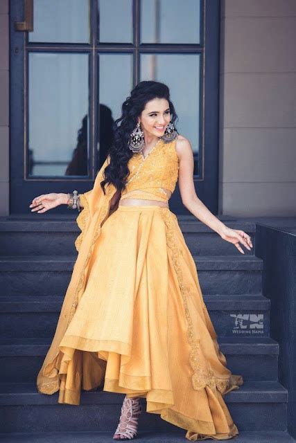 35 Trendy Haldi Outfit Ideas For The Bride Haldi Ceremony Dresses