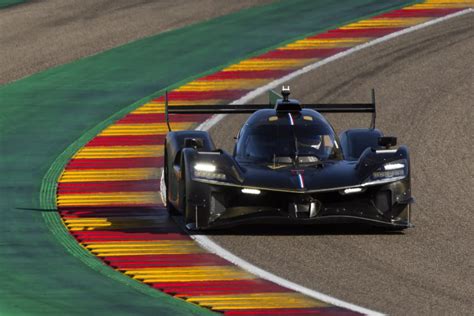 wec news alpine hypercar continues development  aragon