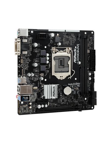 Asrock H310CM DVS Scheda Madre DDR4 SDRAM DIMM 2 UEFI AMI Micro ATX