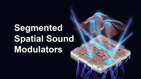 Actively Reconfigurable Segmented Spatial Sound Modulators Youtube