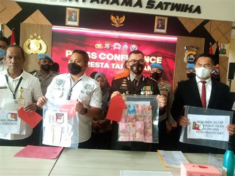 Mantan Kades Cikupa Ditangkap Polisi Terkait Korupsi Program PTSL