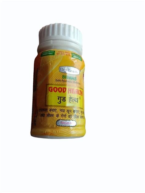 Ayurvadic Herbs Heath Gain Dr Biswas Good Health Capsule Packaging