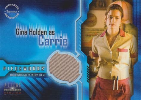 Aliens Vs Predator Requiem Gina Holden As Carrie Pieceworks Card