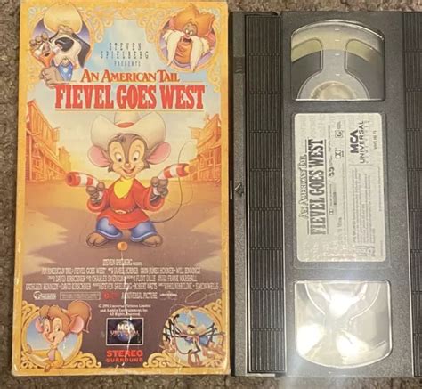 AN AMERICAN TAIL - Fievel Goes West (VHS, 1992) £11.35 - PicClick UK